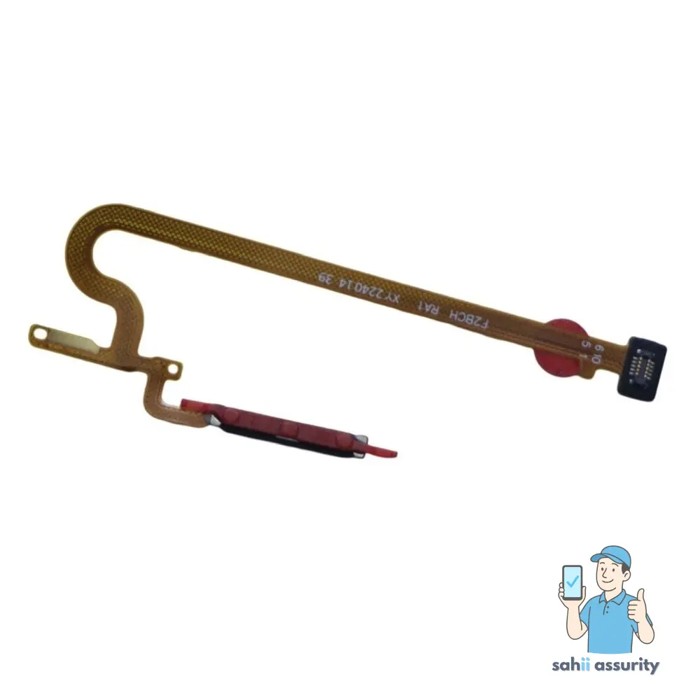 Fingerprint Sensor with Flex Cable for Vivo T2x India Gold thumbnail